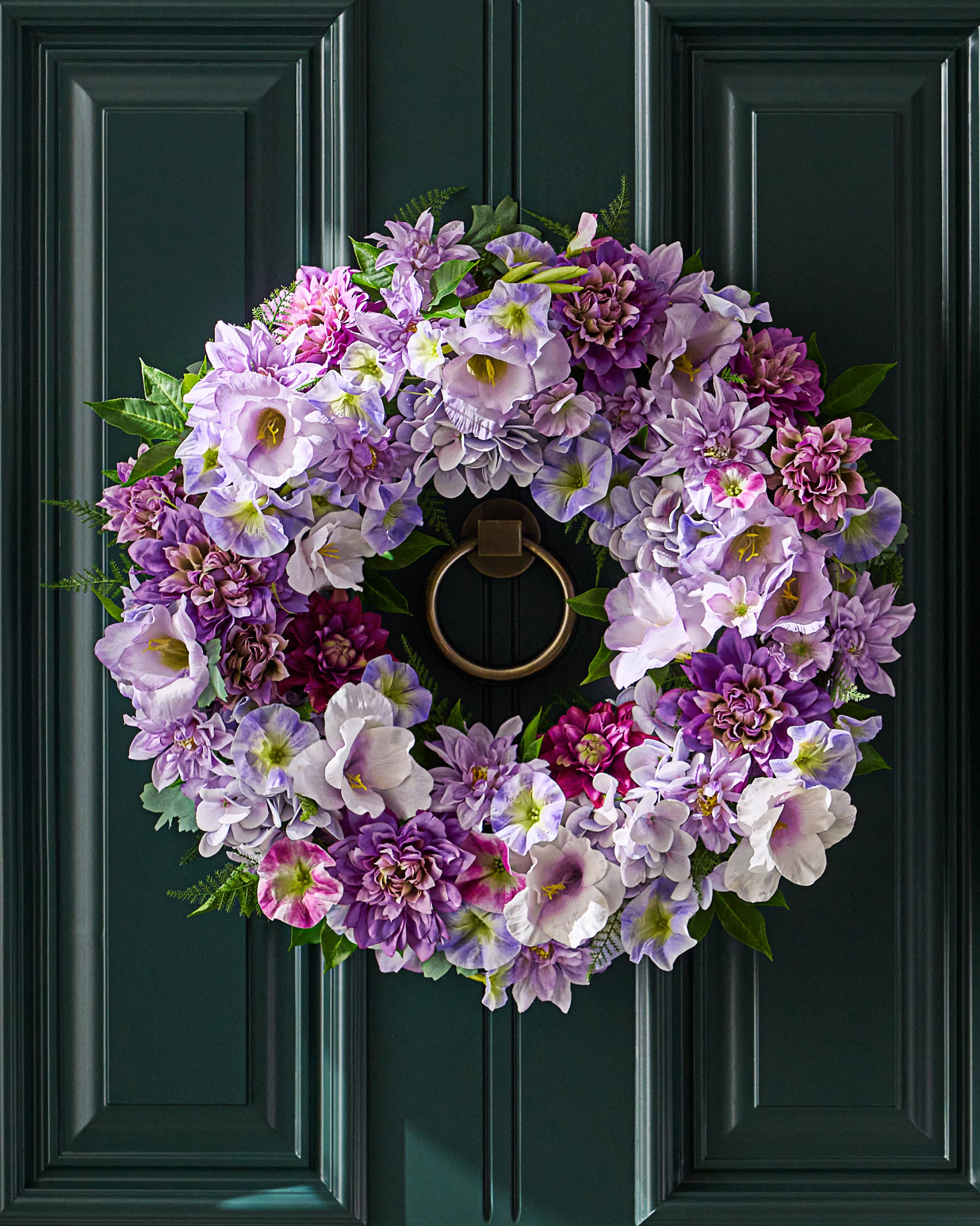 Purple in Bloom Wreath