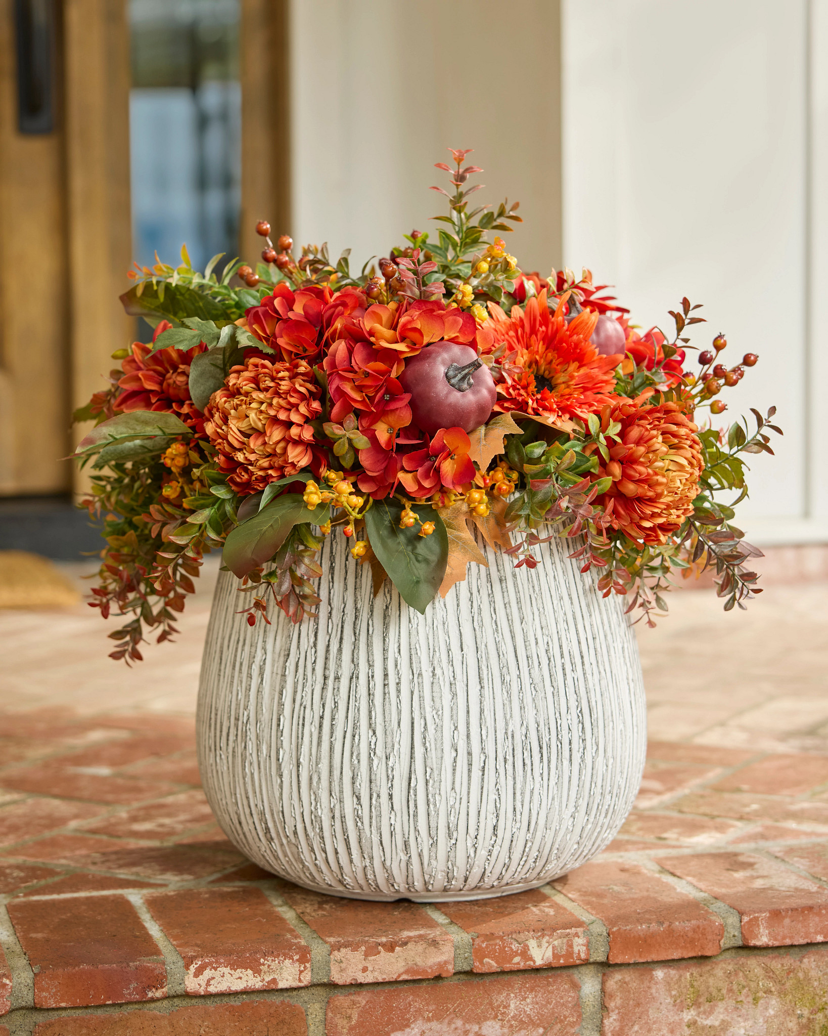 Pumpkin Floral Wreath