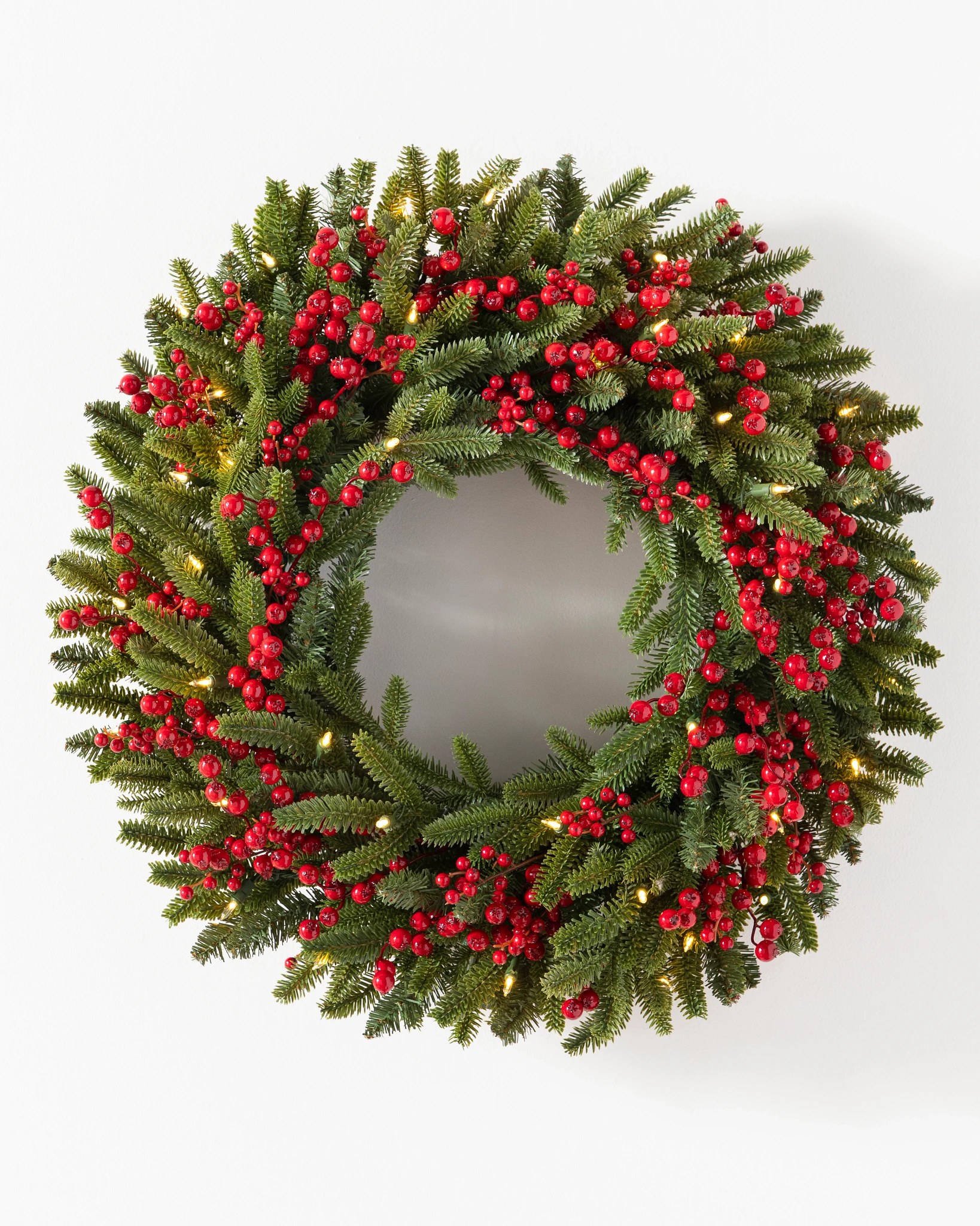 Red Berry BH Fraser Fir Wreath